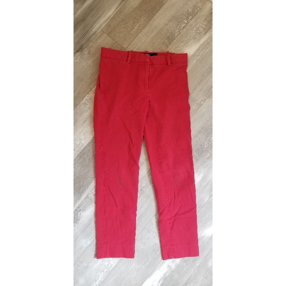 GAP - Red Bi-Stretch Slim Crop Pants Trousers - Picture 3 of 6